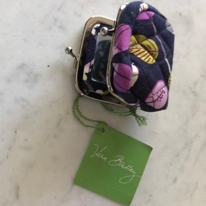 Vera Bradley “contact case” / coin purse with mirror